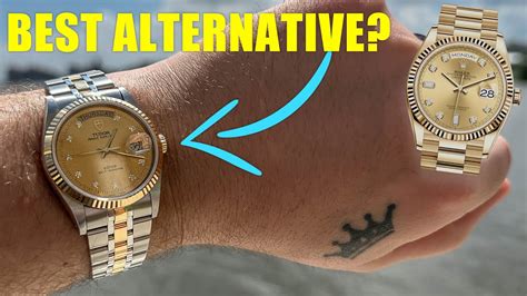 rolex daydate alternative|rolex day date look alike.